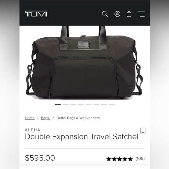 Tumi Other - Tumi duffle bag in chocolate brown